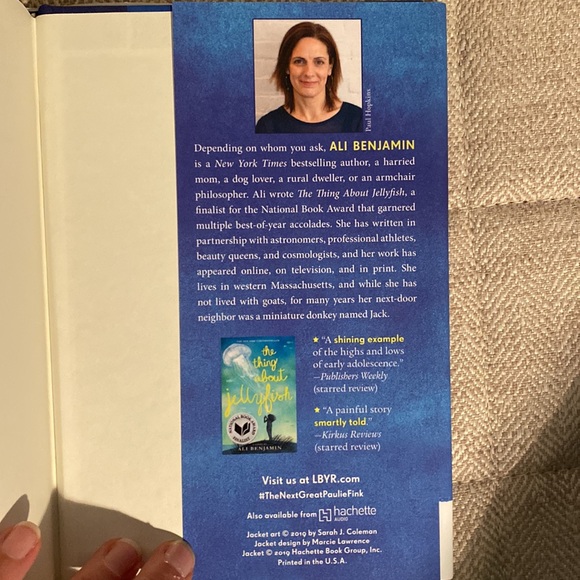 Youth Book: The Next Great Paulie Fink by Ali Benjamin. New Hardcover book. - Picture 5 of 5